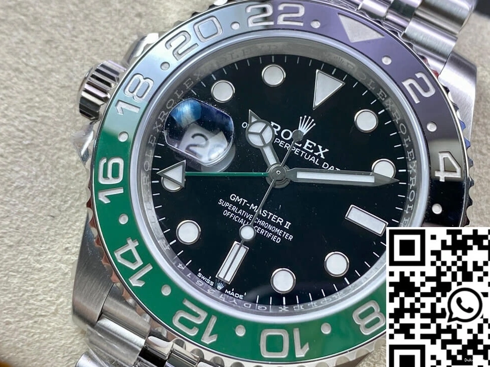 M126720vtnr-0002 Clean GMT Master Factory Dial Rolex II Black 0214